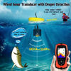 Picture of LUCKY Portable Fish Finder Handheld Kayak Fish Finders Wired Fish Depth Finder Sonar Sensor Transducer for Boat Fishing Sea Fishing