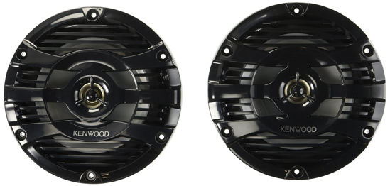 Picture of Kenwood KFC-1653MRB 6.5" Black Marine 2 Way Speakers 150 Watts