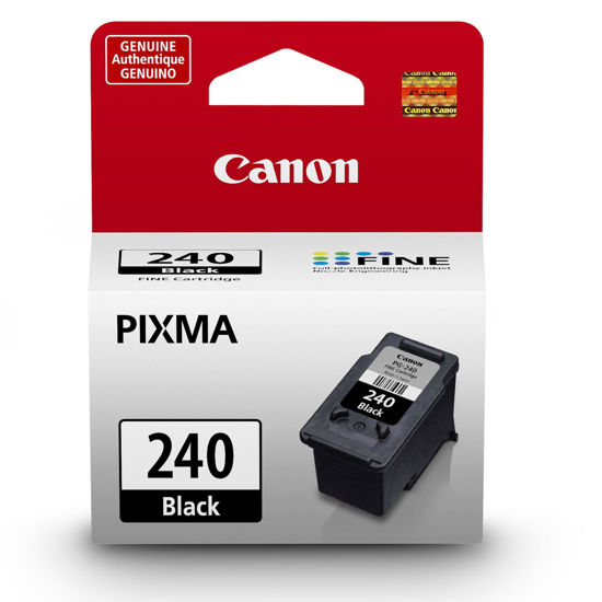 Picture of Canon PG-240 Genuine Black Ink Cartridge, Compatible with MG2120/3120/4120, MX512/432/472/372/392/522/532/452, MG2220/3220/4220/3520/3620, TS5120