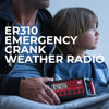 Picture of Midland - ER310, Emergency Crank Weather AM/FM Radio - Multiple Power Sources, SOS Emergency Flashlight, Ultrasonic Dog Whistle, & NOAA Weather Scan + Alert (Red/Black)