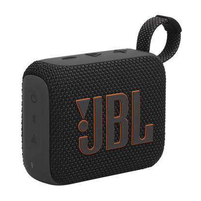 Picture of JBL Go 4 - Ultra-Portable, Waterproof and Dustproof Bluetooth Speaker, Big Pro Sound with Punchy bass, 7-Hour Built-in Battery, Made in Part with Recycled Materials (Black)