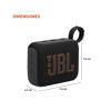 Picture of JBL Go 4 - Ultra-Portable, Waterproof and Dustproof Bluetooth Speaker, Big Pro Sound with Punchy bass, 7-Hour Built-in Battery, Made in Part with Recycled Materials (Black)