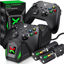 Picture of Upgraded Controller Charger Station with 2x5520mWh Rechargeable Battery Packs for Xbox One/Series X|S Controller,Dual Charging Dock for Xbox One Controller Battery Pack with 4 Battery Covers for Xbox