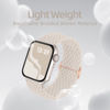 Picture of Braided Stretchy Solo Loop Compatible for Apple Watch Band 38mm 40mm 41mm 42mm 44mm 45mm 46mm 49mm for Women Men, Nylon Elastic Straps Wristbands for iWatch Series 10 9 8 7 6 SE 5 4 3 2 Ultra Ultra 2