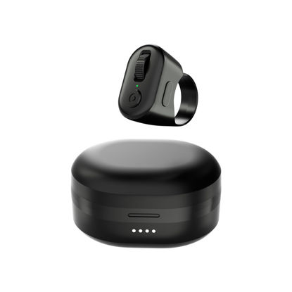 Picture of KINMATES Tiktok Scrolling Ring, Page Turner for iPad & Android Tablet Ebook Reading, Bluetooth Connected, Remote Control for iPhone Series, iPad, Android Phone, and More