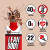 Picture of Lean Body Ready-to-Drink Chocolate Protein Shake, 40g Protein, Whey Blend, 0 Sugar, Gluten Free, 22 Vitamins & Minerals, LABRADA, 17 Fl Oz (Pack of 12)