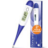 Picture of Boncare 10 Seconds Digital Thermometer for Adults and Kids - Accurate & Safe Rectal Thermometer for Baby with Fever Alarm, Oral Thermometer FSA HSA Eligible (Dark Blue)