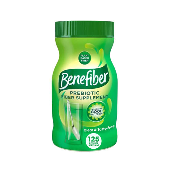 Picture of Benefiber Daily Prebiotic Fiber Supplement Powder for Digestive Health, Unflavored - 125 Servings (17.6 Ounces)