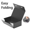 Picture of RYDDOY Black Gift Box, 9.5x6x3'' Gift boxes for Presents with Lids Magnetic Closure Rectangle Collapsible for Groomsman Proposal Box, Wedding, Christmas, Halloween, Birthday Gift Packging