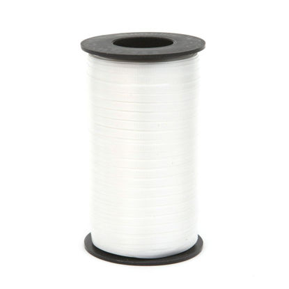 Picture of Berwick 1 01 3/16" Wide Splendorette Crimped Curling Ribbon for Gift Wrapping and Hair Bows, 500-Yard Spool, White
