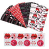 Picture of Haobell Valentines Day Bags - 24Pcs Valentines Goodie Bags, 24 Pcs Valentines Stickers, Valentines Treat Bags for Classroom Parties, Valentines, Kids, Coworkers