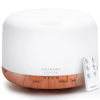 Picture of ASAKUKI 500ml Premium, Essential Oil Diffuser with Remote Control, 5 in 1 Ultrasonic Aromatherapy Fragrant Oil Humidifier Vaporizer, Timer and Auto-Off Switch Brown