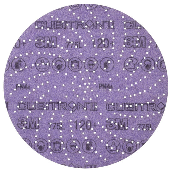 Picture of 3M Xtract Cubitron II Hookit Clean Sanding Film Disc 775L, 5 in, 15 Piece Multi-Pack Hook and Loop S