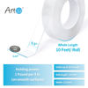 Picture of Art3d Double-Sided Tape (10FT) Mounting Tape, Multipurpose Removable Adhesive Foam Tape, Transparent Tape for Paste Items, Household