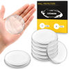 Picture of Crosize 8 Pieces 2" Door Stoppers for Wall, No-Falling Door Knob Wall Protectors, Strong Adhesive Door Bumpers, Clear