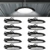 Picture of Sunco 10 Pack UFO LED High Bay Light, Plug & Play Lighting for Warehouse, 5000K Daylight, 150W, Power Cord Included, 19500 LM, 120VAC, IP65 Waterproof Shatterproof Fixture - UL Listed