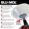 Picture of Disston E0215000 Blu-Mol RemGrit Collapsible Hole Saw Accessories Dust Bowl, for Installing Recessed Lights and Works With All Hole Saws