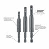 Picture of Bosch CC2430 Clic-Change 1/4 in. Self-Centering Drill Bit Assortment (3-Piece)