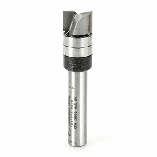 Picture of Amana Tool - 45475-S Carbide Tipped Flush Trim Plunge Template 3/8 Dia x 1/4 Sh