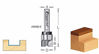 Picture of Amana Tool - 45475-S Carbide Tipped Flush Trim Plunge Template 3/8 Dia x 1/4 Sh