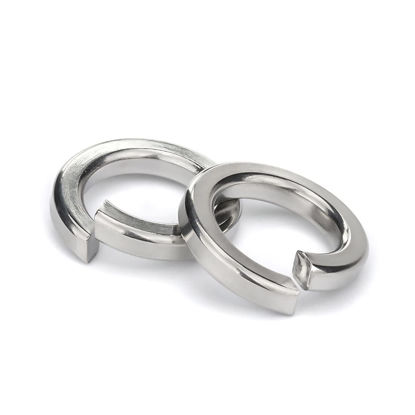 Picture of 1/4" Split Lock Washer, 18-8 (304) Stainless Steel Spring Lock Washer 100PCS