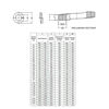 Picture of 1/4" Split Lock Washer, 18-8 (304) Stainless Steel Spring Lock Washer 100PCS