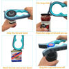 Picture of Otstar Latest Jar Opener for Seniors with Arthritis, Weak Hands, Multi-function Bottle Opener with Non Slip Rubber Jar Opener Gripper Pad and Corkscrew Wine Opener