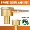 Picture of SUNGATOR 6-Pack 1/2" Pex Female Adapter Fittings, 1/2" PEX to 1/2" Female NPT Fittings, No Lead Brasss, NSF, UPC Certified