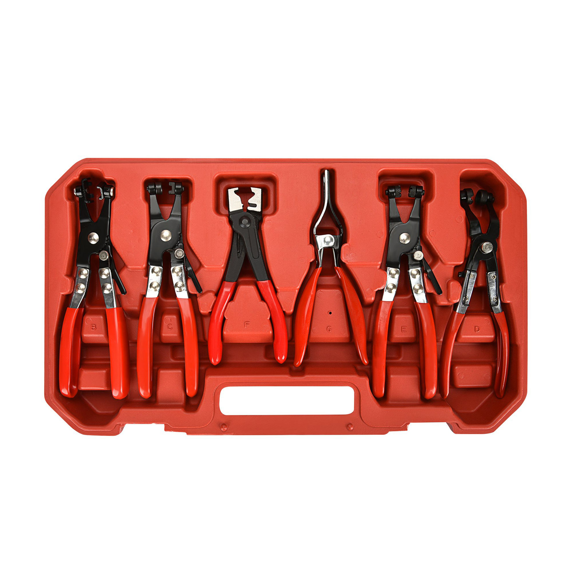 GetUSCart- BETOOLL 9pc Hose Clamp Pliers, with Flexible Wire Long Reach ...