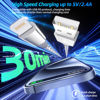 Picture of iPhone Charger 3pack 10FT Apple MFi Certified Long Lightning Cable Fast Charging High Speed Data Sync USB Cable Compatible iPhone 14 13/12/11 Pro Max/XS MAX/XR/XS/X/8/7/Plus/6S (Grey White)