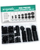 Picture of Gysxrda Rubber Grommet Kit 200 Pack - 7 Sizes Firewall Rubber Hole Plugs Rubber Grommets for Wiring, Automotive, Home Improvement Cord Pipe Wire Organization (7/25, 3/8, 1/2, 5/8, 3/4, 7/8, 1 inch)
