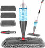 Picture of Spray Mop for Floor Cleaning with 3pcs Washable Pads - Wet Dry Microfiber Mop with 800 ml Refillable Bottle for Kitchen Wood Floor Hardwood Laminate Ceramic Tiles Floor Dust Cleaning