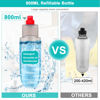 Picture of Spray Mop for Floor Cleaning with 3pcs Washable Pads - Wet Dry Microfiber Mop with 800 ml Refillable Bottle for Kitchen Wood Floor Hardwood Laminate Ceramic Tiles Floor Dust Cleaning