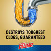 Picture of Liquid-Plumr Pro-Strength Clog Destroyer Gel with PipeGuard, Liquid Drain Cleaner - 80 Ounces (Package May Vary)