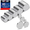 Picture of DIYMAG Small Magnets, 40 Pack Tiny Rare Earth Magnets, 5 Different Size Neodymium Magnets for Refrigerator, DIY, Building, Crafts and Kitchen Cabinet, Office Magnets