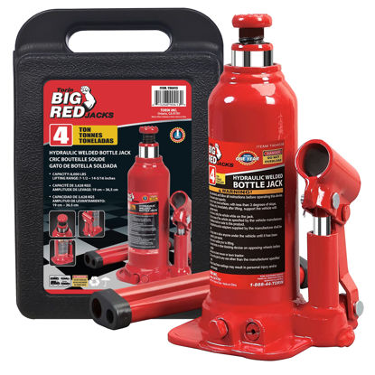 Picture of Torin T90413 Big Red Hydraulic Bottle Jack with Carrying Case, 4 Ton (8,000 lb) Capacity