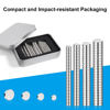 Picture of RHINOCATS 400Pcs Tiny Magnets, 4 Different Size,Small Magnets, Mini Fridge Magnets,DIY Magnet, Multi-Use for Office, Hobbies, Crafts and Science