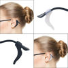Picture of YINGFENG 20Pairs Glasses Anti-slip Silicone Ear Clip, Glasses Holder With Storage Box, Eyeglass Ear Grips, Safety Eyewear Retainers for Sunglasses Presbyopia Glasses Sports Glasses (10 Black 10 white
