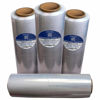 Picture of International Plastics Co. 18" Stretch Film/Wrap 1500 feet 7 Layers 80 Gauge Industrial Strength up to 800% Stretch 20 Microns Clear Durable Adhering Packing Moving Heavy Duty Shrink Film Box of 4