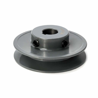 Picture of QWORK Single Groove Web Sheaves, 3"OD 5/8"Bore V-Belt Sheave, A Belt Section, for V-Belt,AK30-5/8