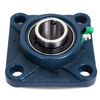 Picture of Jeremywell UCF201-8 Pillow Block Bearing (4 Pack), 1/2 inch Bore, 4-Bolt Flange Mounted, Solid Base, Self-Alignment, Square