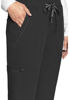 Picture of Med Couture Women's Scrub Jogger Yoga Pant with 5 Pockets, Lightweight, Ultra Soft, 2-Way Stretch & Easy Care Fabric - MC7710, M, Black