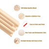Picture of KTOJOY 25PCS Dowel Rods Wood Sticks Wooden Dowel Rods - 1/4 x 12 Inch Precut Dowels for Crafting, Hardwood Dowel Rod Assortment, Wooden Rod Sticks Doweling Rods, Cake Dowels for Tiered Cakes