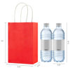 Picture of SUNCOLOR 24 Pieces 8" Rainbow Goodie Bags Small Gift Bags with Handle for Party Favor Bags (Rainbow)