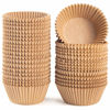 Picture of Caperci Standard Natural Cupcake Liners 500 Count, No Smell, Parchment Paper Muffin Liners, Food Grade & Grease-Proof Baking Cups