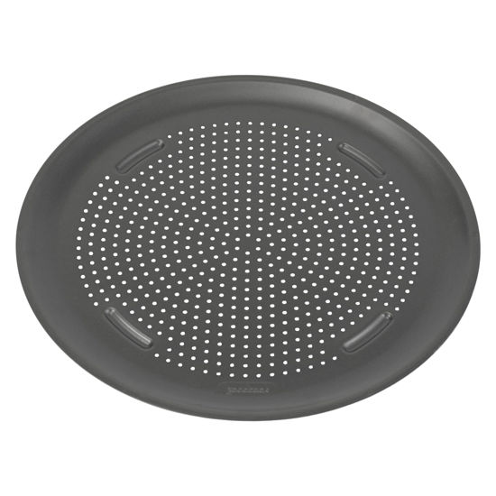 Picture of GoodCook AirPerfect Nonstick 16” Pizza Pan - Pizza Tray for Oven, Perforated Round Pizza Pan, Carbon Steel Baking Pan, Homemade, Frozen & Leftover Slices