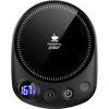 Picture of KitchekShop Coffee Mug Warmer - Fastest Heating & Highest Temperature, Coffee Cup Warmer for Desk Auto Shut Off, 4 Temp Settings & 1-12H Timer, Smart Electric Beverage Warmer for Coffee, Tea (Black)