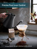 Picture of INTASTING Electric Kettle, Gooseneck Electric Kettle, ±1℉ Temperature Control, Stainless Steel Inner, Quick Heating, for Pour Over Coffee, Brew Tea, Boil Hot Water, 0.9L Black