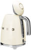 Picture of SMEG 50's Retro Style Electric Water Kettle with Automatic Shutoff, Removable Base, and Water Indicator, KLF03CRUS, Cream