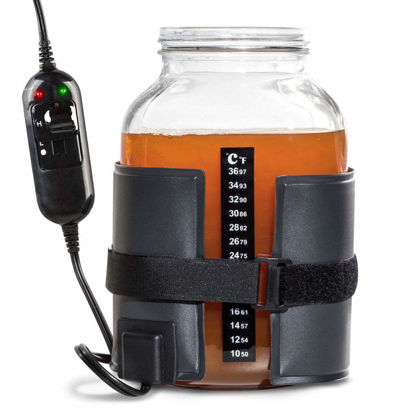 Picture of Hemlock Home Brewing Kombucha Heating Wrap - Fermentation Heater Mat Pad with Temperature Control